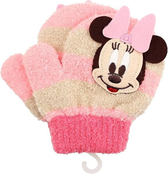 Amazon Co Jp ミッキー ミニー 手袋 子供用 ミトン Db ワンサイズ ピンク 服 ファッション小物