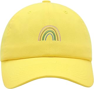 JPAK Rainbow Premium Dad Hat Embroidered Baseball Cap Pastel Cute