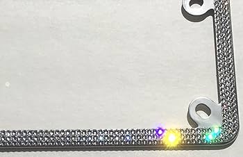 Amazon.co.jp: 3列 オートバイ クリスタル キラキラ ナンバー