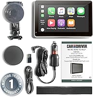 Vista 23 de Car and Driver INTELLIDASH PRO - Pantalla táctil IPS inalámbrica con Bluetooth, SiriusXM, Siri Assistant. Soporte para parabrisas de tablero