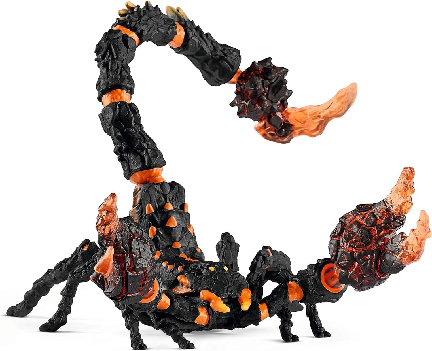 Eldrador Creatures - 8" Lava Scorpion Action Figure - Movable Scorpion Toy for Boys and Girls - Mythical Creature Figurine - Durable Fantasy Animal Beast Monster Toys for Kids Ages 7+ | 70142