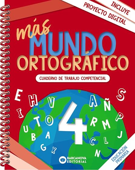 Más Mundo Ortográfico 4º Educacion Primaria Cuaderno de Trabajo de Com