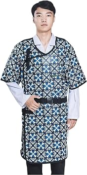 EYPKPL Lead Xray Gown 0.35mmpb / 0.5mmpb Lead Apron with X-ray Lead Cap Radiation Protection Suit with X-ray Thyroid Shield Collar X-ray Apron Protection