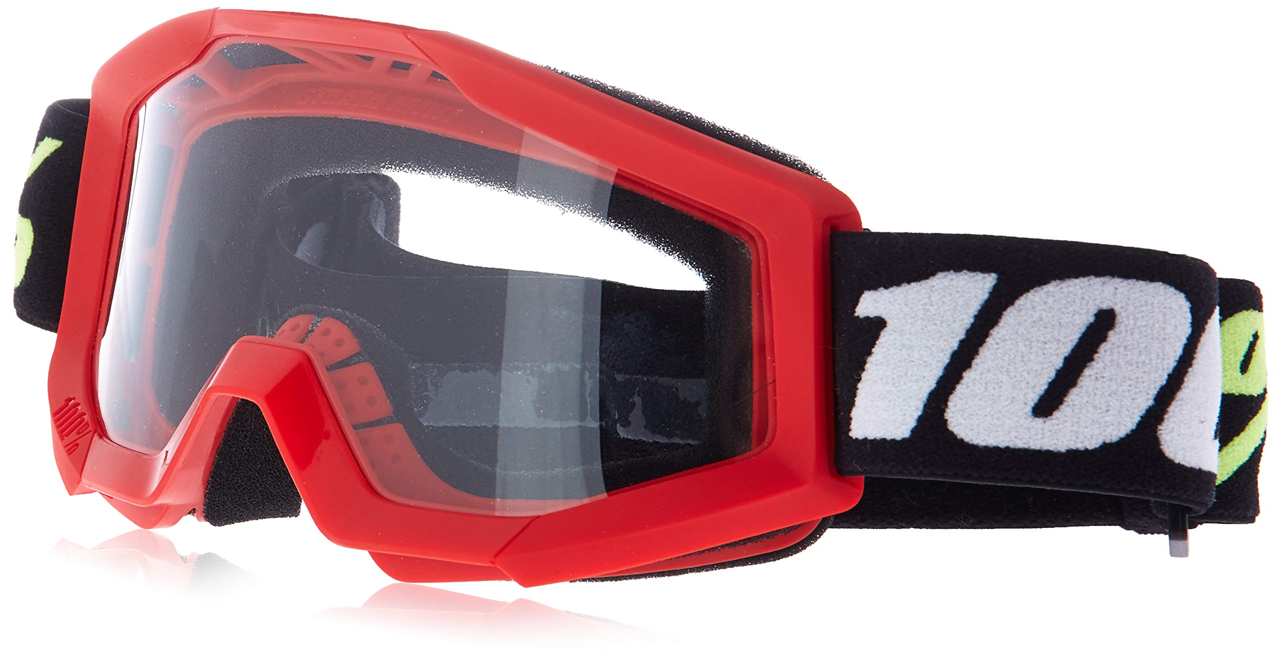 100%Speedlab (50600-003-02) STRATA MINI Goggle Red - Clear Lens, One Size
