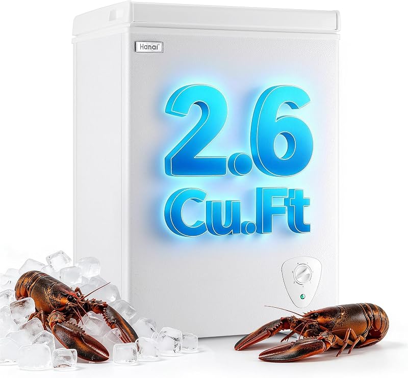 WANAI KA-BCBD-63-W 2.6 cu ft Chest Freezer White — 1 of 8