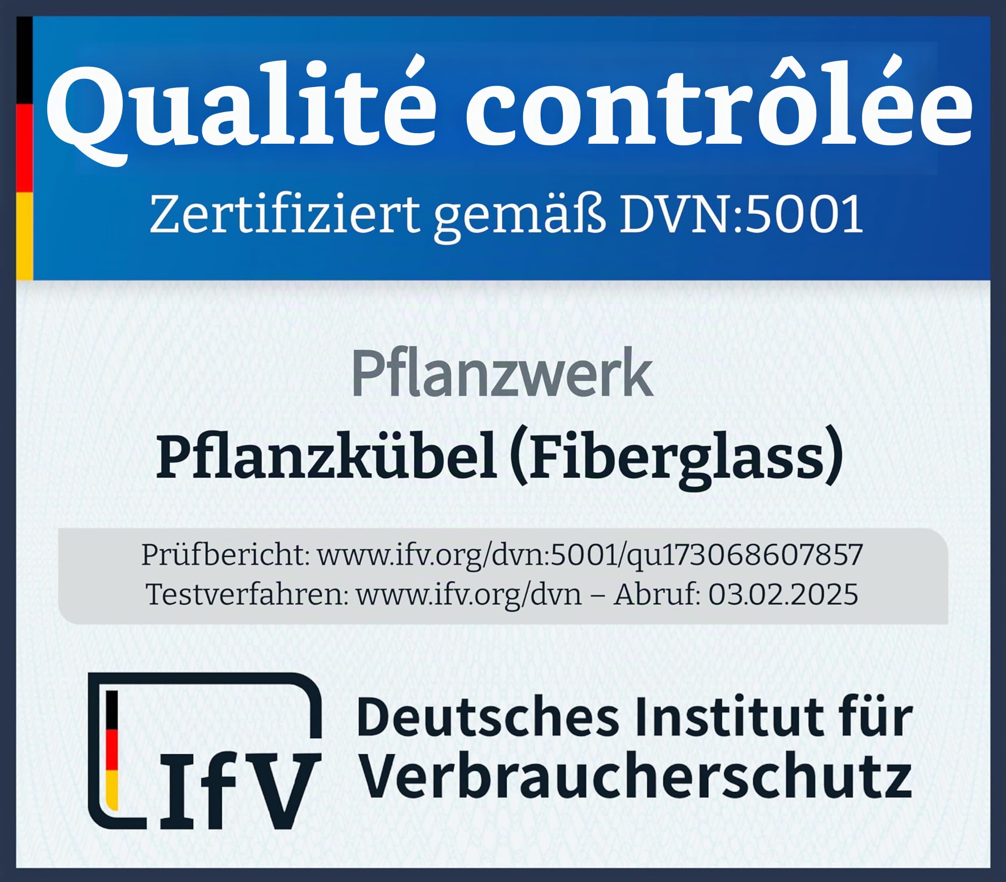 Pflanzwerk® Pot de Fleur Tub Jardinière Brun Roux 30x60x30cm Résistant au Gel Protection UV