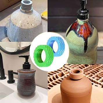 Set of 2 Threading Tool for Ceramics, Pottery Tool to Make Ceramic Thread Lid, Soap Dispensers, Jars