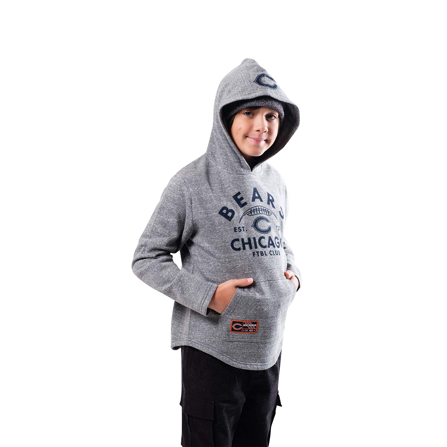Ultra Game Boys' Fleece Hoodie - Vintage NFL Logo Pullover, Officially Licensed, Midweight & Super Soft - View #10