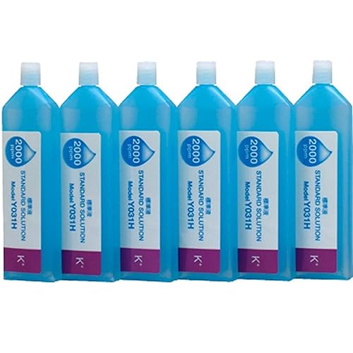 HORIBA Y031H Solución estándar de iones de potasio 2000ppm para LAQUAtwin K-11 (botella de 6) HORIBA Y031H Solución estándar de iones de potasio 2000ppm para LAQUAtwin K-11 (botella de 6)