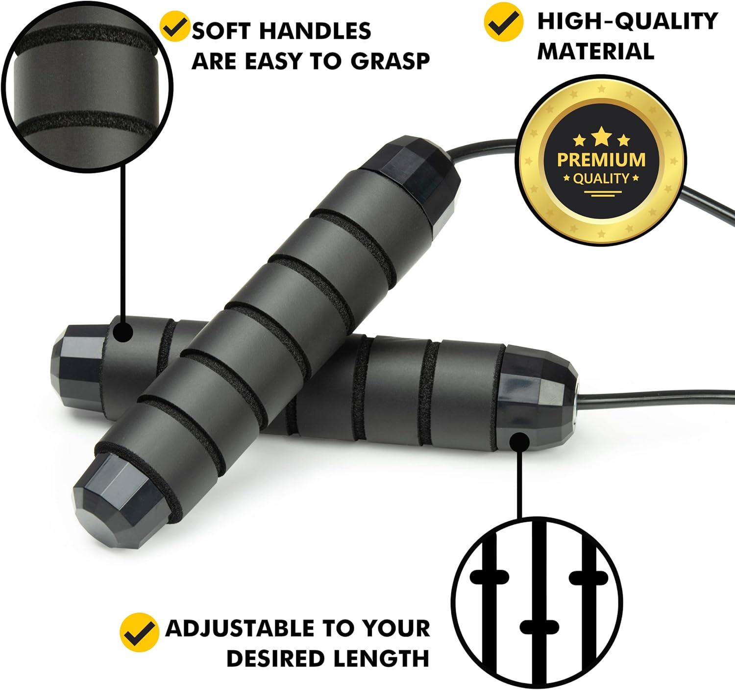 Ab Roller Wheel - 3-In-1 Ab Wheel Roller & Jump Rope - Ab Roller for Abs Workout - Ab Wheel Roller for Core Workout - Rueda Para Abdominales - Abs Roller for Abs Workout - Exercise Wheels for Abs - Workout Equipment for Home Workouts
