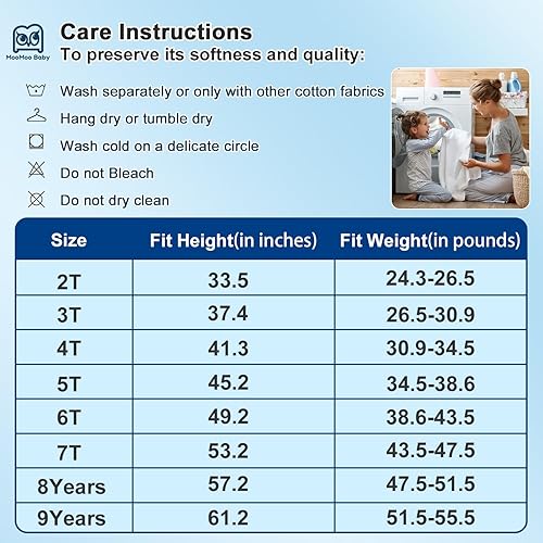 Miniatura 5 de MooMoo Baby Potty Training Underwear 10 Packs Absorbent Toddler Training Pants for Boys and Girls Cotton Pee Pants 2T-9T