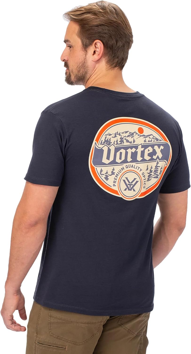 Vortex Men's Alpine Continental Short Sleeve T-Shirts