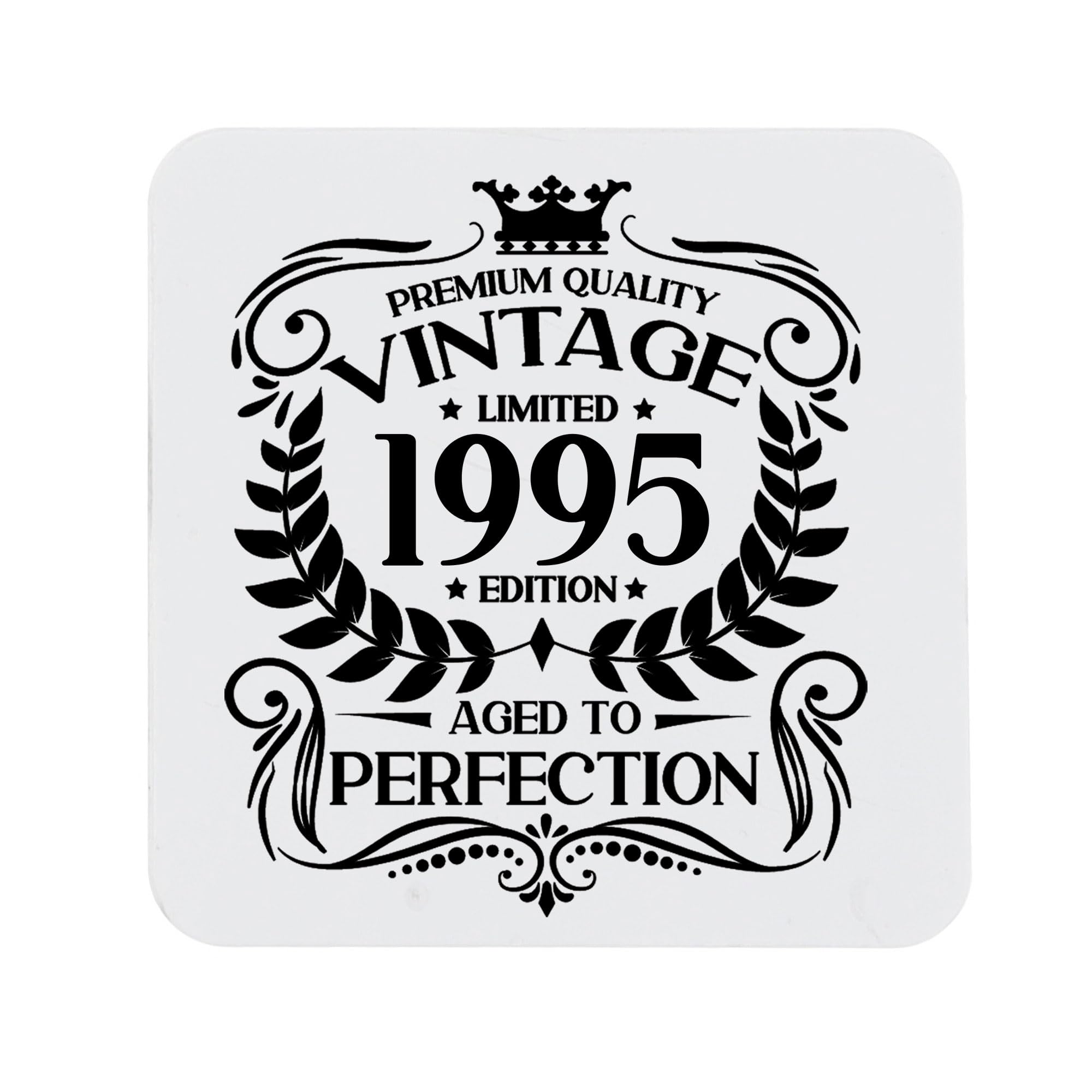 80th Birthday Gift for Men Vintage 1946 Aged to Perfection Engraved Slate Coaster Present for 80 Year Old Etched Natural Slate Placemat (Round Slate) — view 155