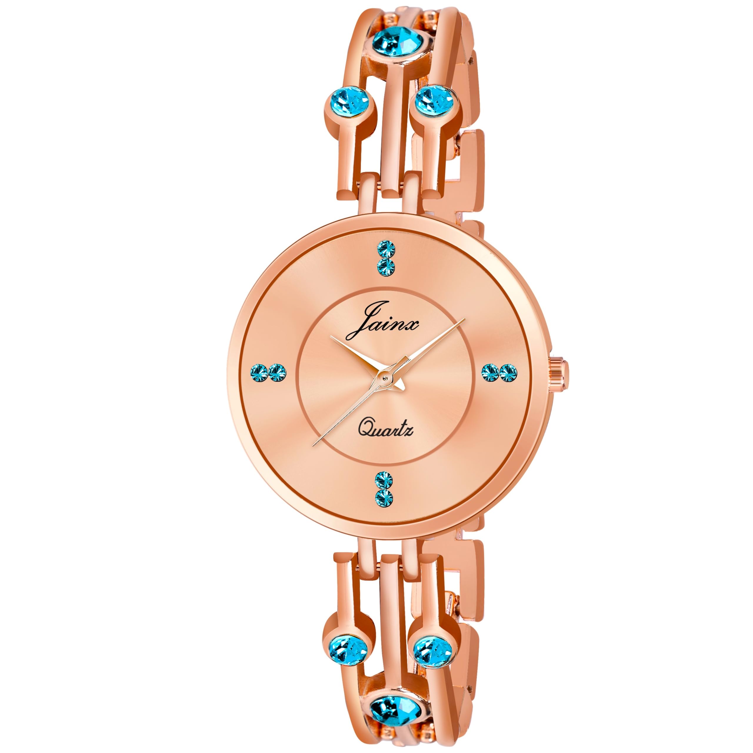 jainx Rose Gold Bracelet Analog Wrist Watch for Women - JW8543 (B0CK5RTY1C) Amazon Price History, Amazon Price Tracker