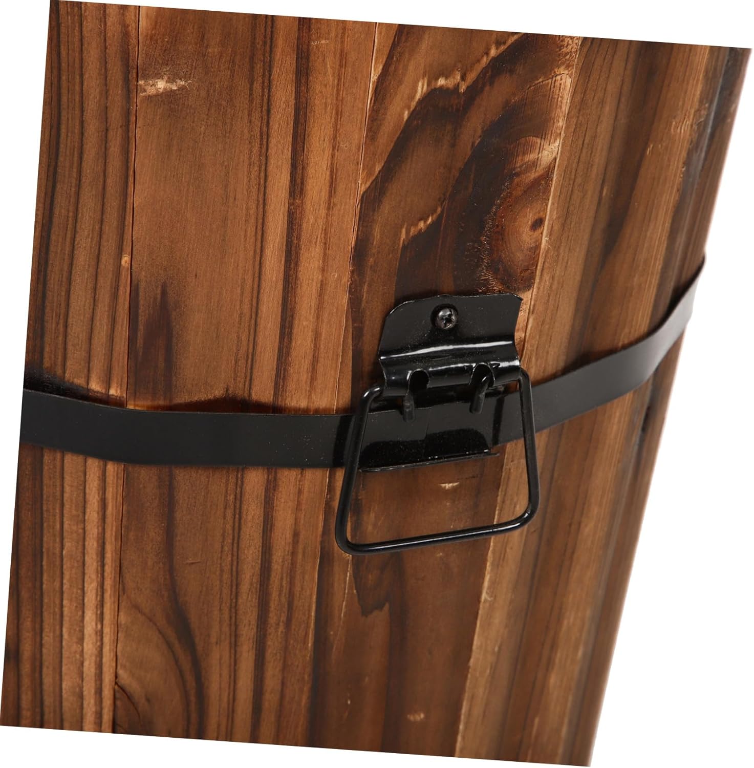 ABOOFAN Classic Wooden Umbrella Rack Entryway Storage Bucket Space-efficient Stand for Outdoor Umbrellas