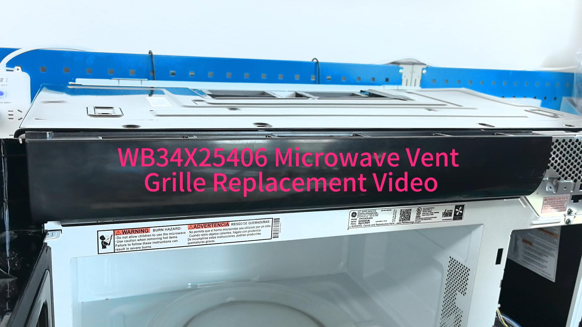 Amazon.com: WB34X25406 Microwave Vent Grille Compatible with GE