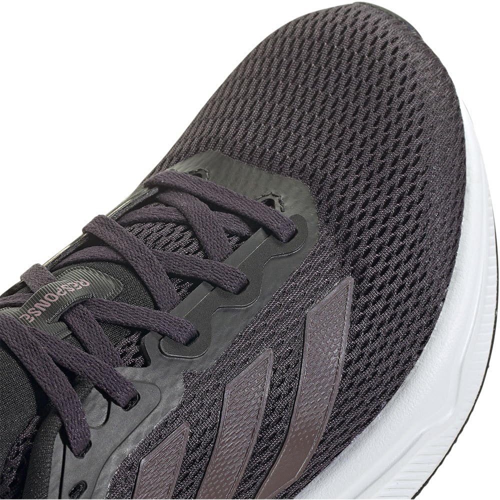 adidas Mujer Response Shoes, Aurora Black/Aurora Met/Wonder Orchid, 38 EU