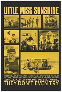 LIXIH Little Miss Sunshine Movie Poster, Modern Vintage Movie Posters Canvas Poster Bedroom Room Decor UnFrame:12x18inch(30x45cm)