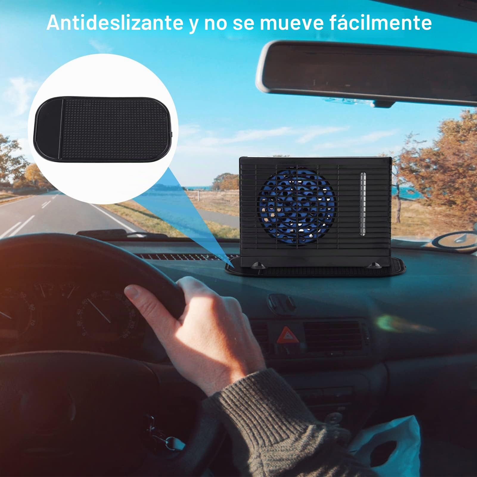 Ejoyous Mini Aire Acondicionado portátil para Coche y camión, 12 V, Enfriador de Agua evaporativo, Ventilador portátil