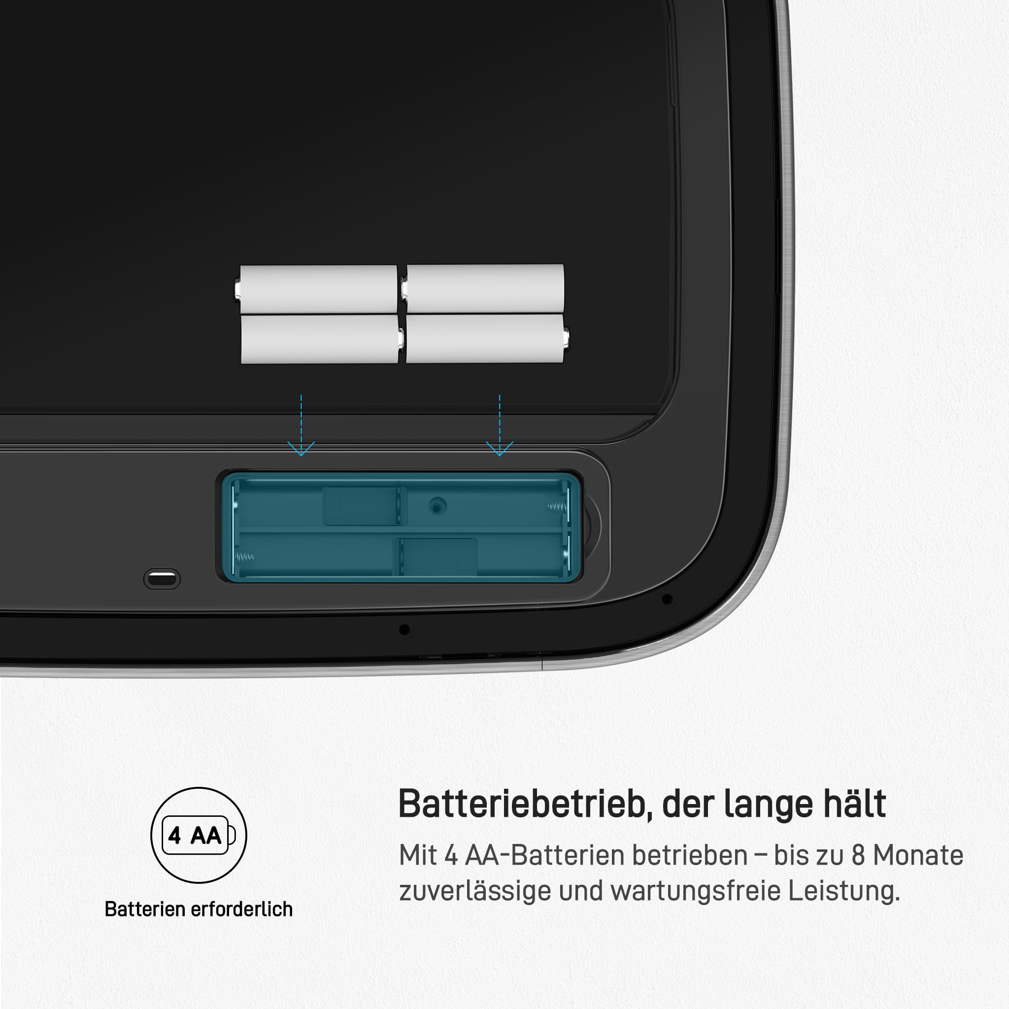 EKO Hana Deluxe 50L Mülleimer mit Sensor, Automatischer Mülleimer Küche, rechteckiger Bewegungssensor Abfalleimer, Soft Closing Deckel, fingerabdruckfrei, elektrischer Mülleimer, Schwarz, Kunststoff