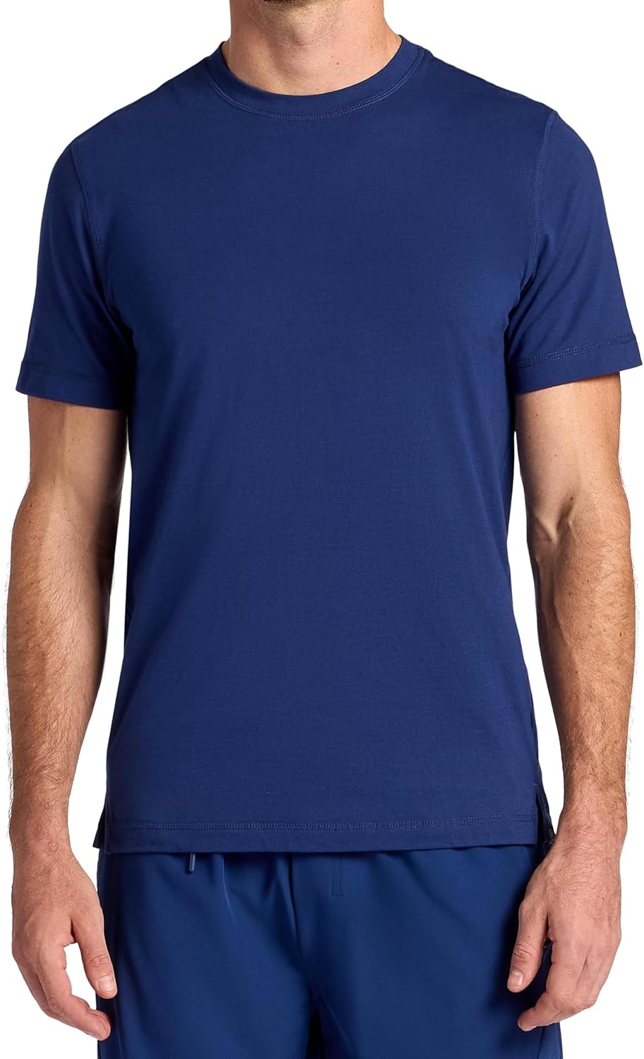 Gaiam Men's Zen Vent Short Sleeve Crewneck T-Shirt, Standard Fit, Stretch Midweight Material