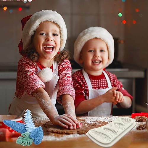 Miniatura 9 de Moldes de fondant de hojas de tortuga hawaiana, moldes de silicona de chocolate con hoja de plátano y hoja de palmera, moldes de resina de arcilla