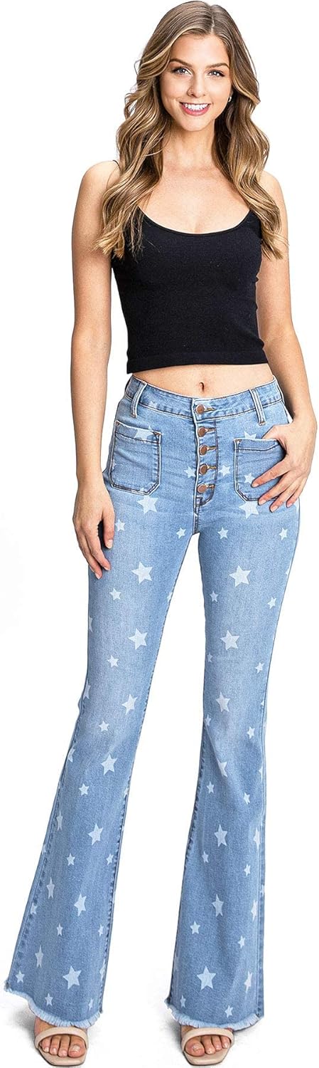 Star Struck High Rise Flares