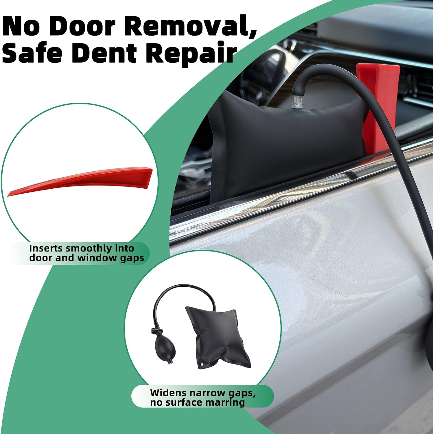 Glass Protective Sheet with Felt Paintless Dent Repair Tool Car Window Protector Anti Scratch Glass Shield for Automotive Dent Removal and Hail Damage Repair