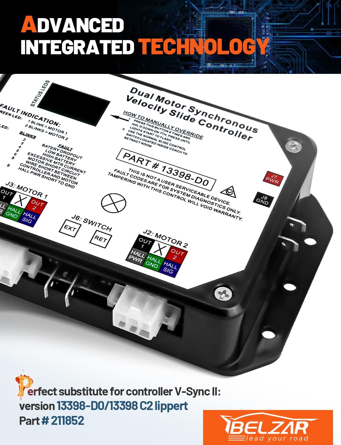 Snapklik.com : 13398-DO RV Slide Controller For in-Wall Slide-Out ...