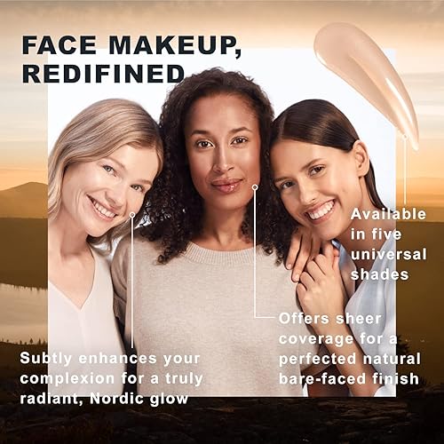 Miniatura 4 de Lumene Invisible Illumination Instant Beauty Glow Serum - Maquillaje facial de cobertura transparente + suero iluminador - Infundido con algas