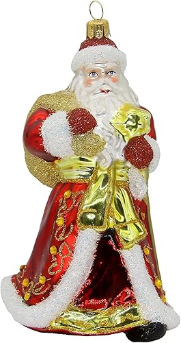 Miniatura 46 de Adornos de cristal soplado CDL de 3" en forma de perro para árbol de Navidad (3", Cocker Spaniel G03)