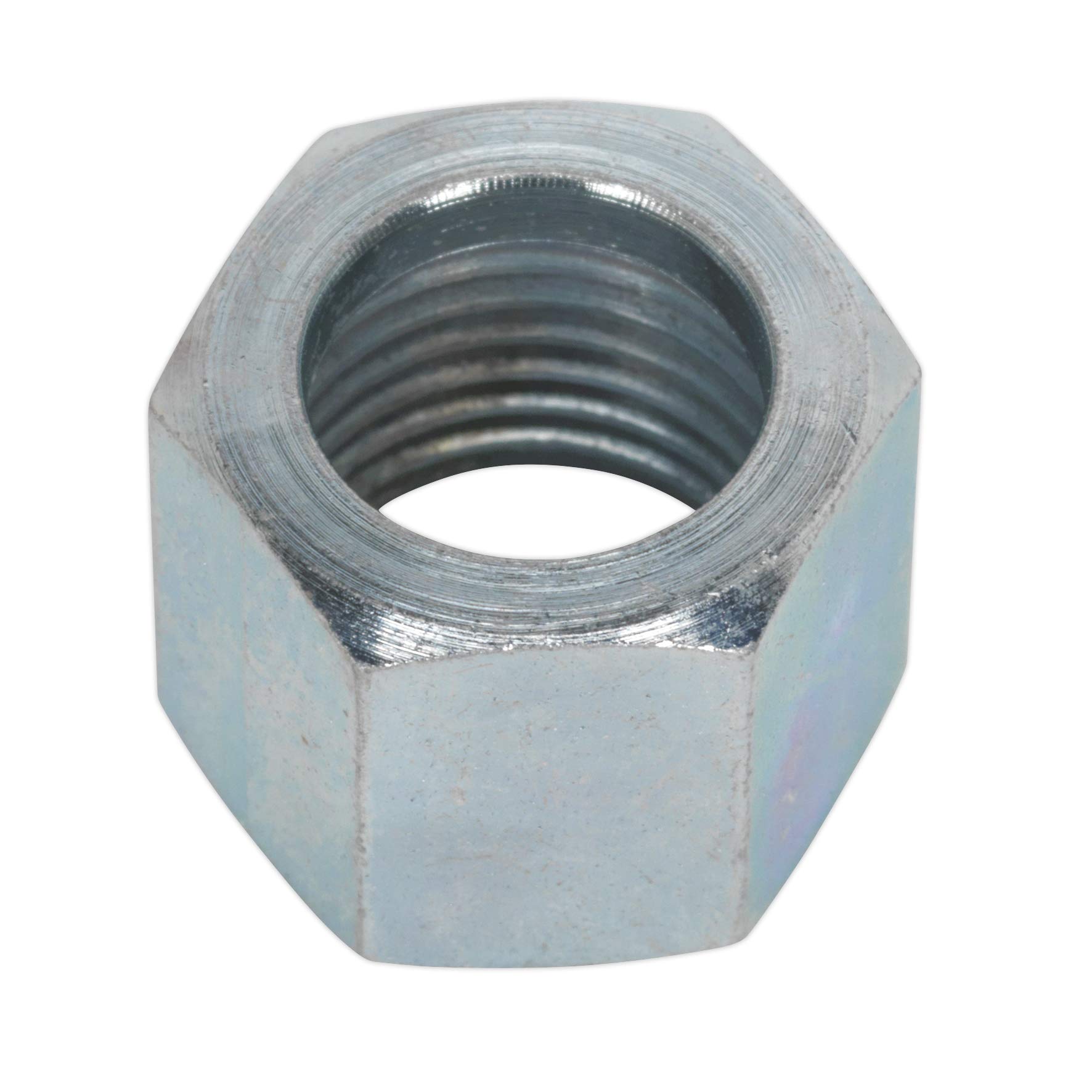 Sealey Union Nut For AC46 Coned Tailpiece 1/4"" BSP Silver Pack of 3 Pieces AC52