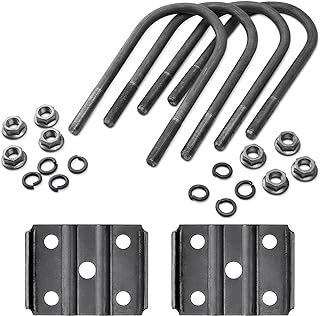 SPARKWHIZ Trailer U Bolt Kit for 3,500 lbs. 6 1/4" Long