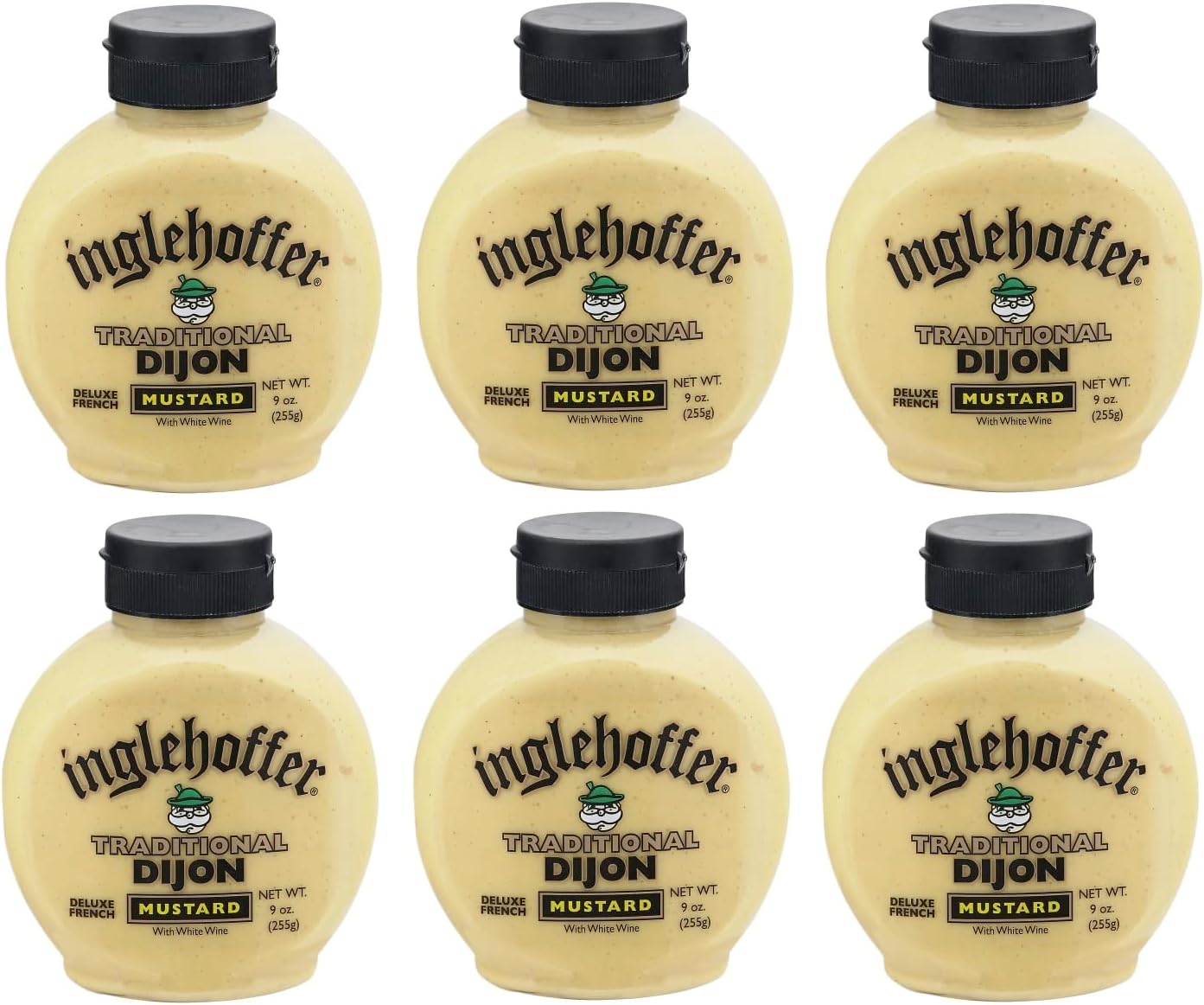 Inglehoffer Traditional Dijon Mustard, 9 Ounce Squeeze Bottle