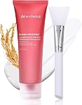 Dewyhour Collagène et Rice Wrapping de nuit Masque visage hydratant : Collagen Masque, Masque Peel Off hydrolysé pour peau glamour, élasticité & Hydratant, extrait de riz, soin de la peau coréen,2.53 FL.OZ