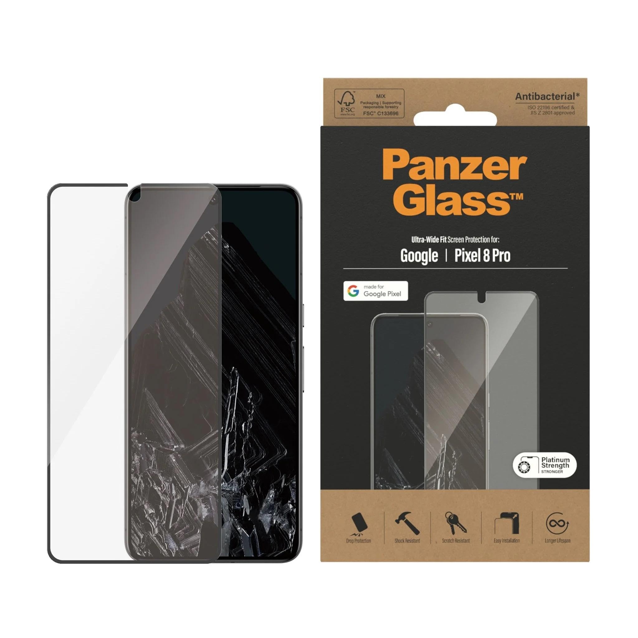 PanzerGlass Privacy iPhone 15 Pro Max Protégez Vos Données Privées des Regards Indiscrets