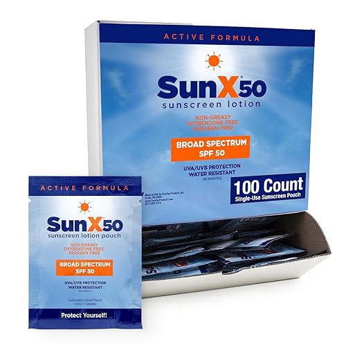 CoreTex Sun X 50 SPF Broad Spectrum Sunscreen Packets -