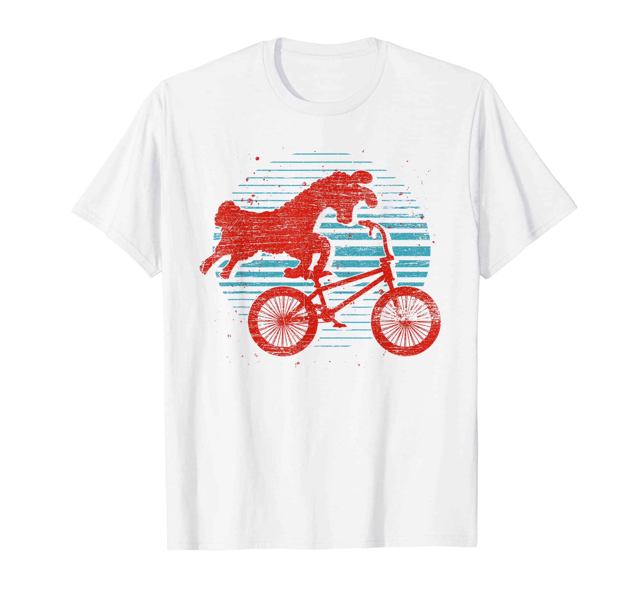 Farm Animal BMX Stunt Biker Farmer Cyclist Funny Goat T-Shirt
