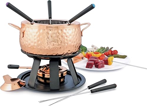 Miniatura 3 de Swissmar Juego de fondue de carne de 11 piezas cobre