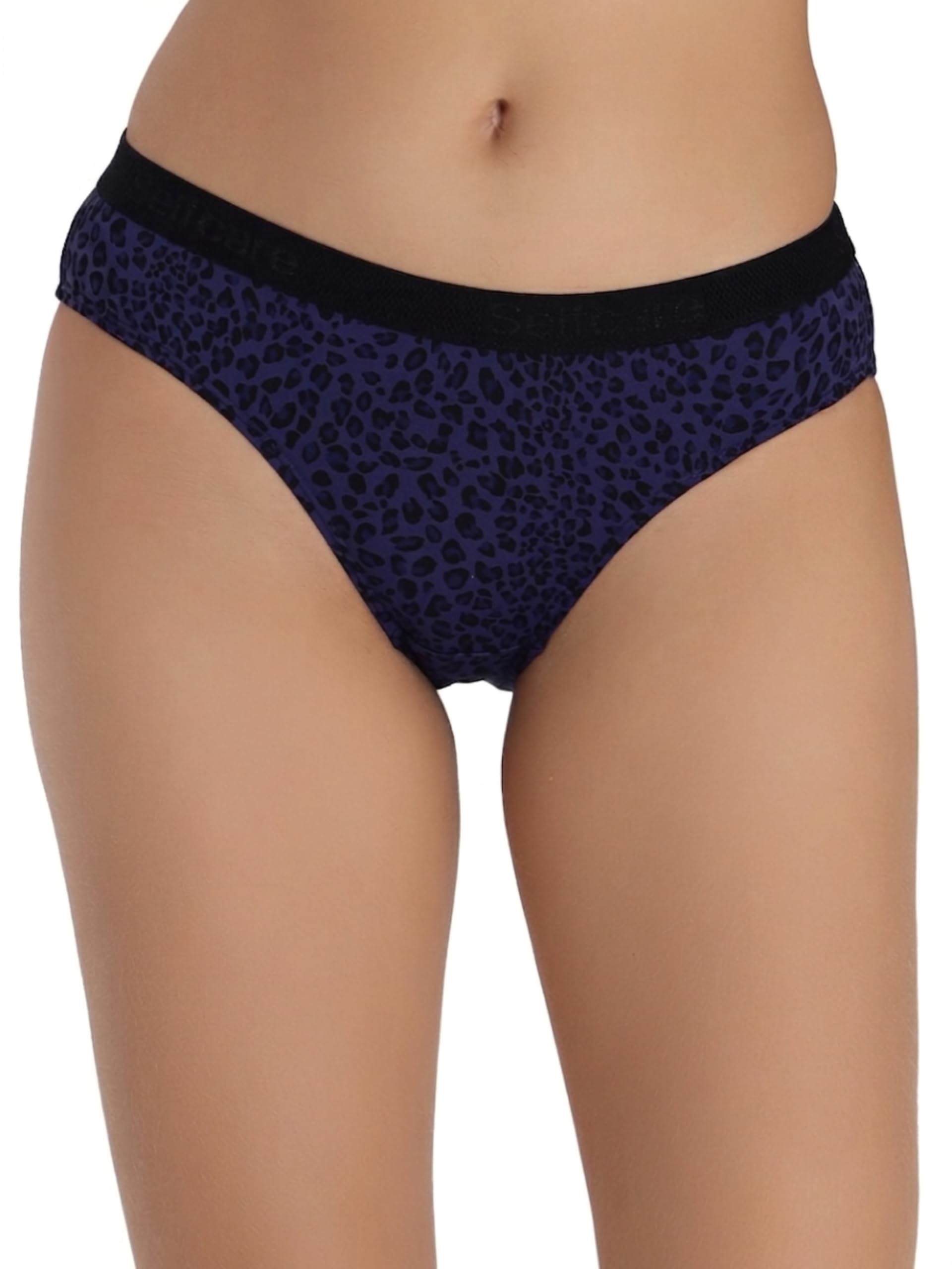 selfcare Women Printed Bikini Panty|Soft Cotton Elastane Stretch Mid Rise Medium Coverage with Concealed Soft Elastic Waistband |P1-picture-46