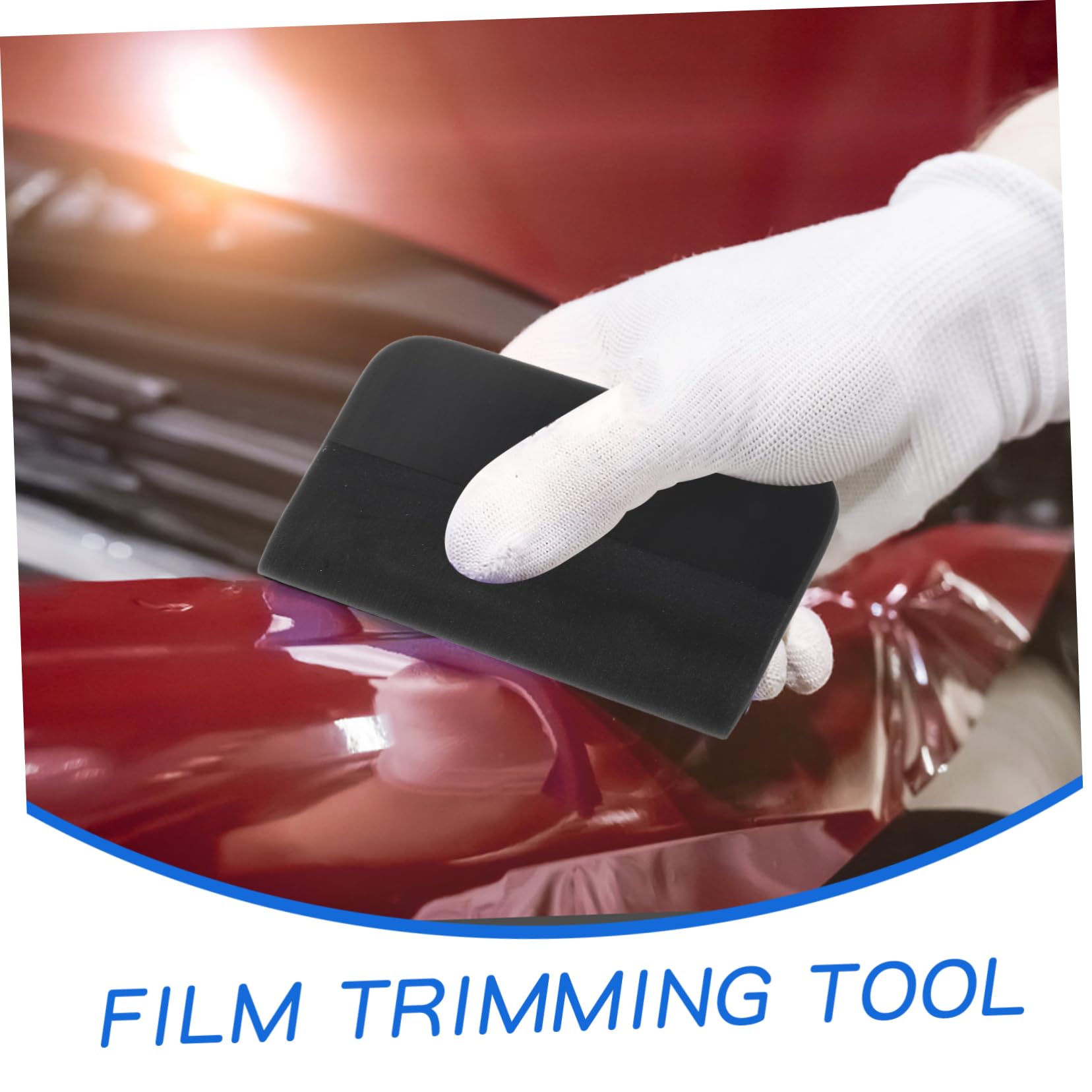 HAPINARY Auto Window Tinting Tool Soft TPU Blade Squeegee for Vinyl Wrap Application