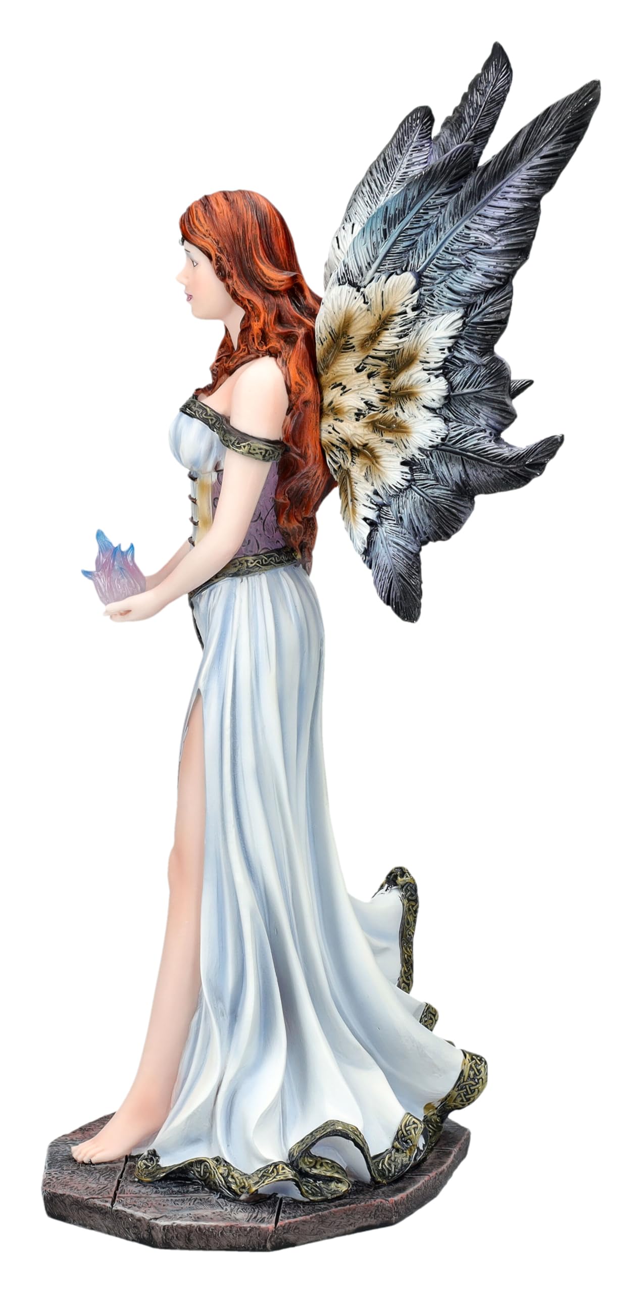 Figuren Shop GmbH Figura elfo Arora custode del vento 31 cm - Fata Fantasy Magia