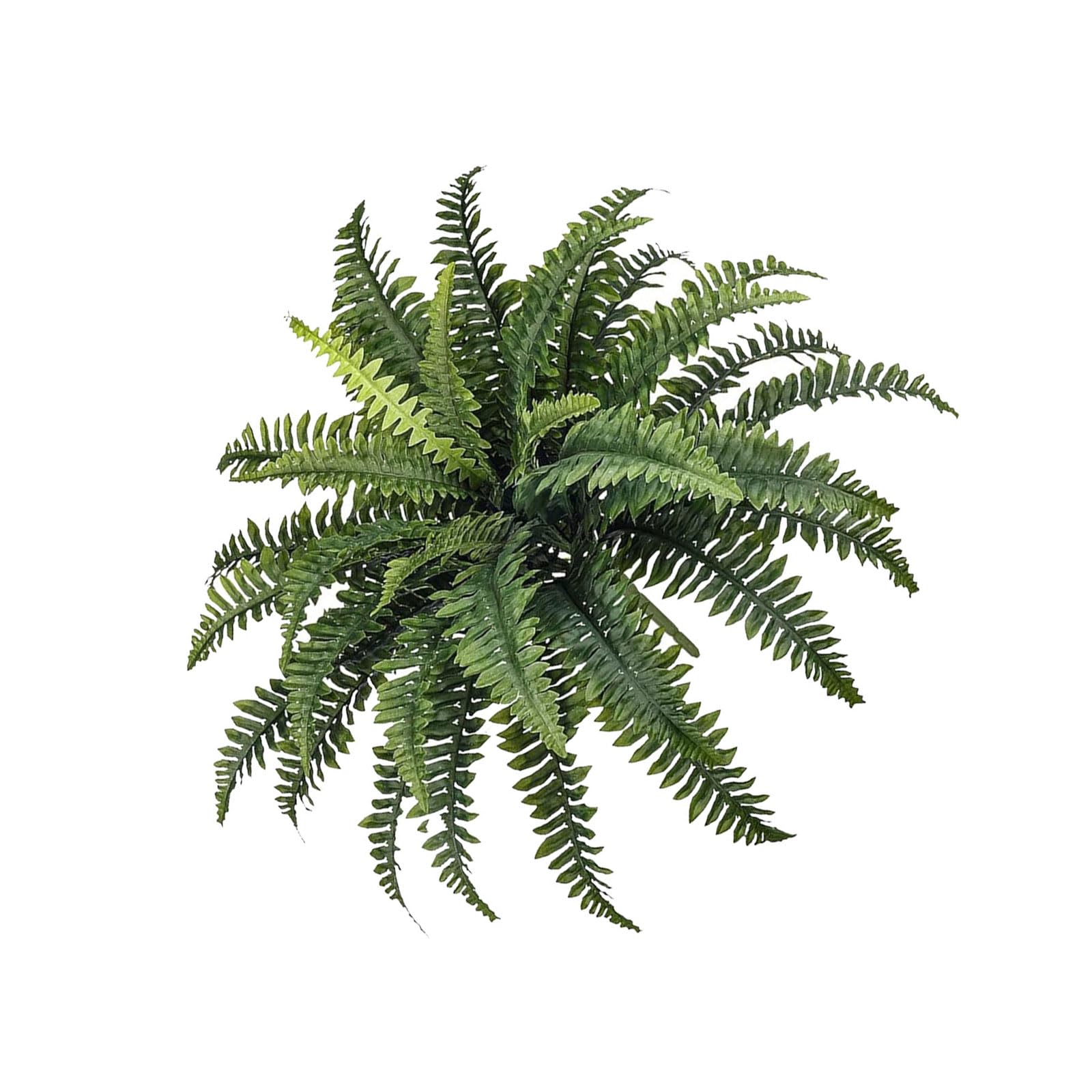 NVOQILIN Beautiful Artificial Green Fern Leaves Arrangement Realistic Plant for Shelf Desktop or Wall Mounted Decoration Plant Wall Arrangement