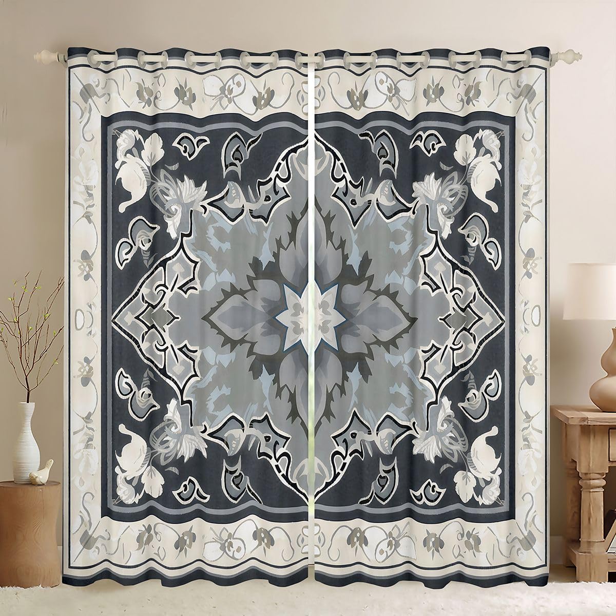 Rideau Occultant Homewish Bloque la Lumière Style Boho