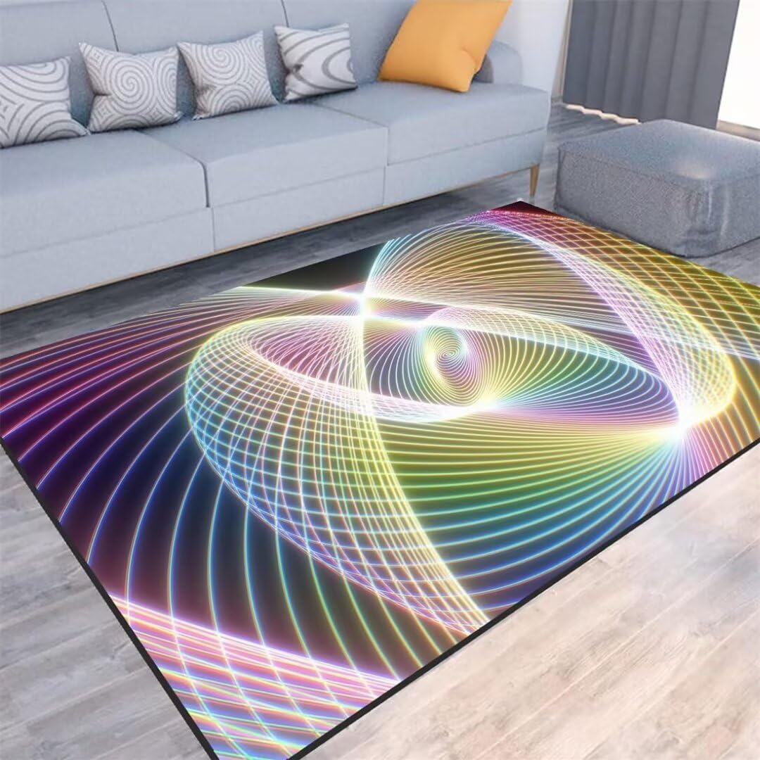 Tapis chambre bleu fille 60x100cm idéal pour créer un coin lecture cosy ado