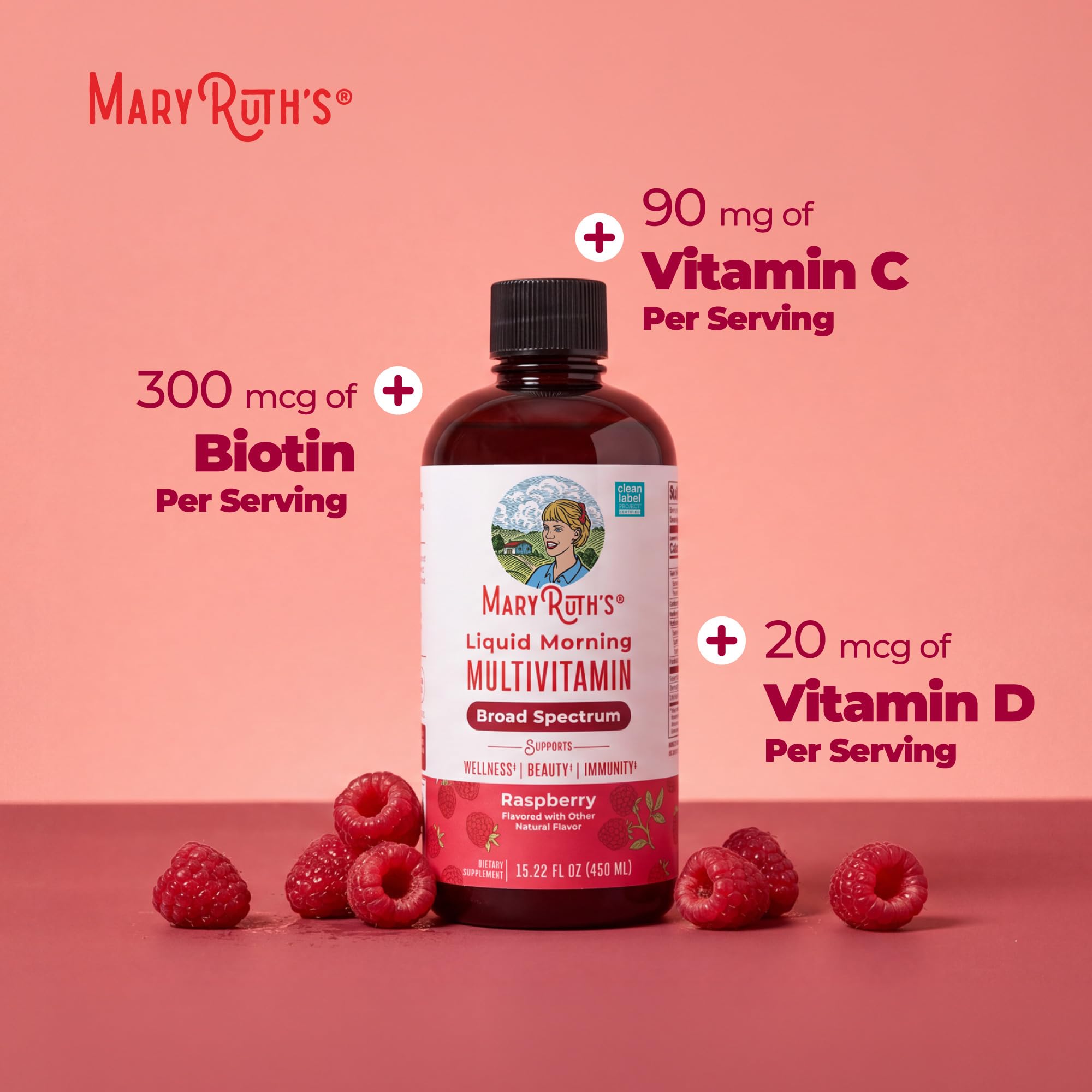 MARYRUTH'S Liquid Morning Multivitamin for Women, Men & Kids, 15 Servings — Amazon image 8