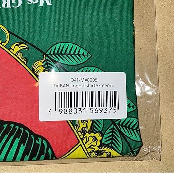 Amazon | ミセスグリーンアップル TAIBAN Logo T-shirt 緑 L | T