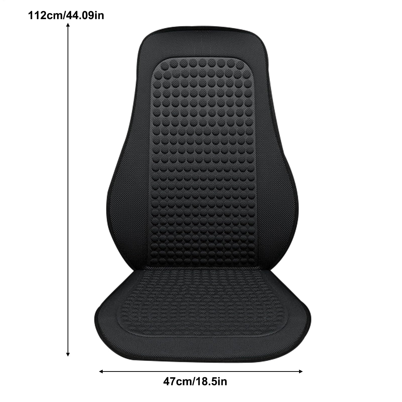 Générique Coussin De Siège De Voiture Rafraîchissant pour L'été 112x47x2cm Housse Siege Voiture avec Ventilation Housse De Siège De Voiture Rafraîchissante Universelle Respirant Antidérapant