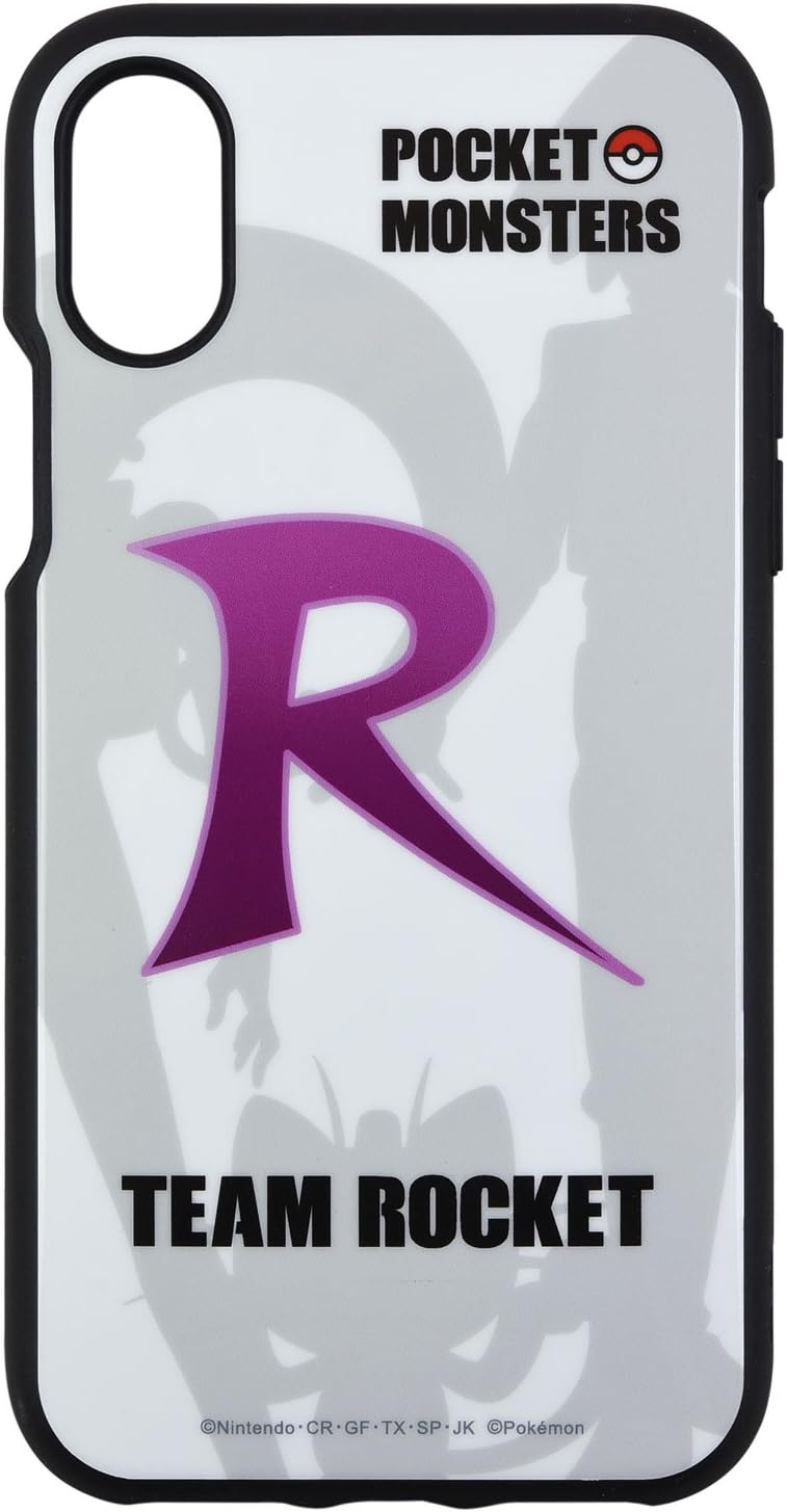 グルマンディーズ(Gourmandise) Gourmandies Pokémon IIIIfi+ (R)(Efit) iPhone X (5.8 inch) Case Rocket Team poke-599b White