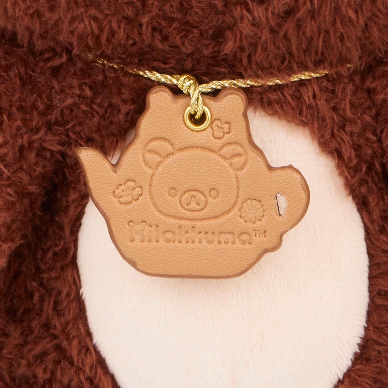 San-X Original Rilakkuma Floral Tea Time Plush - Té negro Rilakkuma de 8 pulgadas